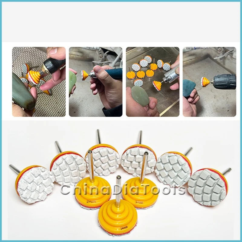 Jade Gemstones Diamond Polishing Pads